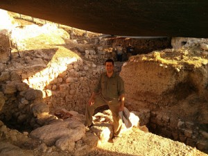 Cale at the Mt Zion Archaeological Dig (2013)
