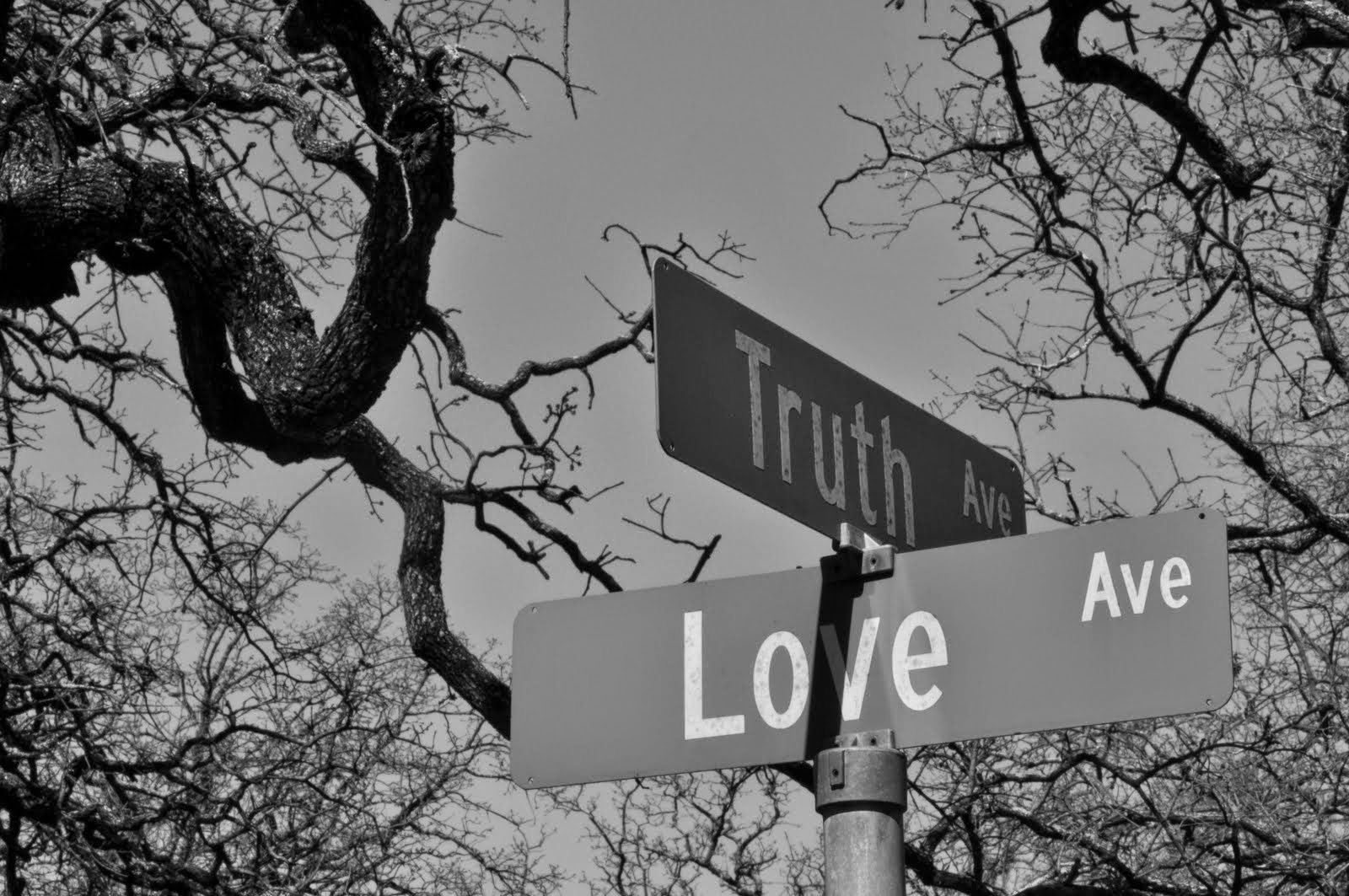 Corner of Truth & Love Ave